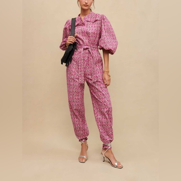Maje
Pyad Cotton Floral Print Eyelet Jumpsuit - Picture 1 of 12